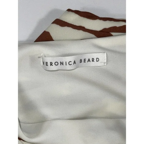 Veronica Beard Azoia Tie Front Bikini Bottoms and Dyer Tiger Stripe Bikini Top - Picture 11 of 12